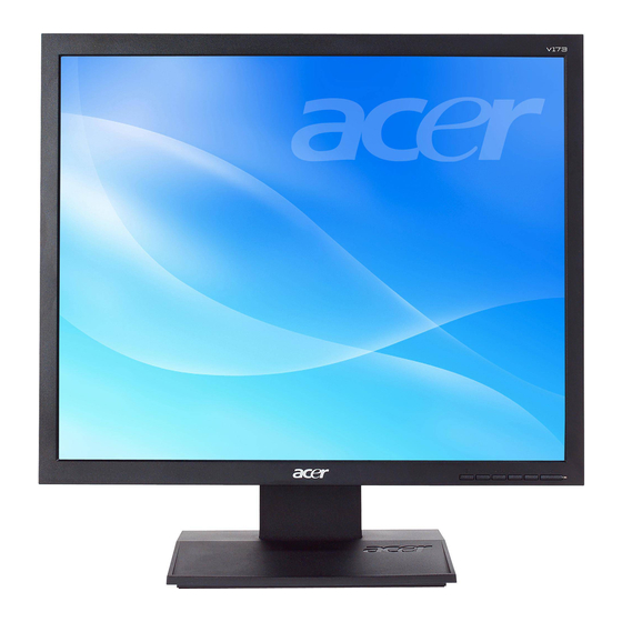 Acer V173 Manuales