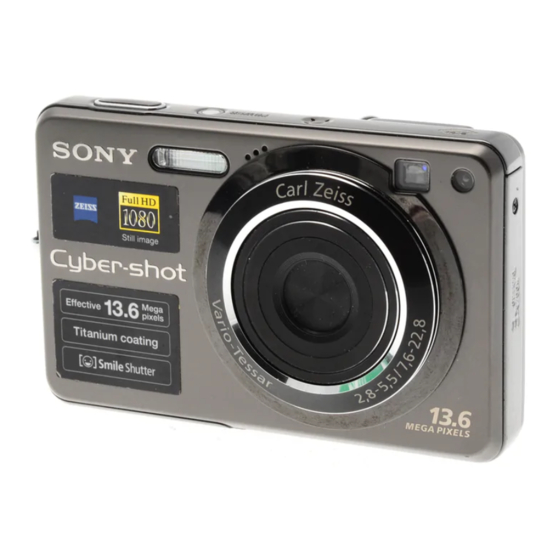 Sony Cyber-shot DSC-W300 Manual De Instrucciones