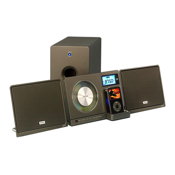 Teac MC-DX22i Manual Del Usuario