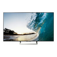 Sony Bravia KD-49XE90 Serie Guía De Referencia