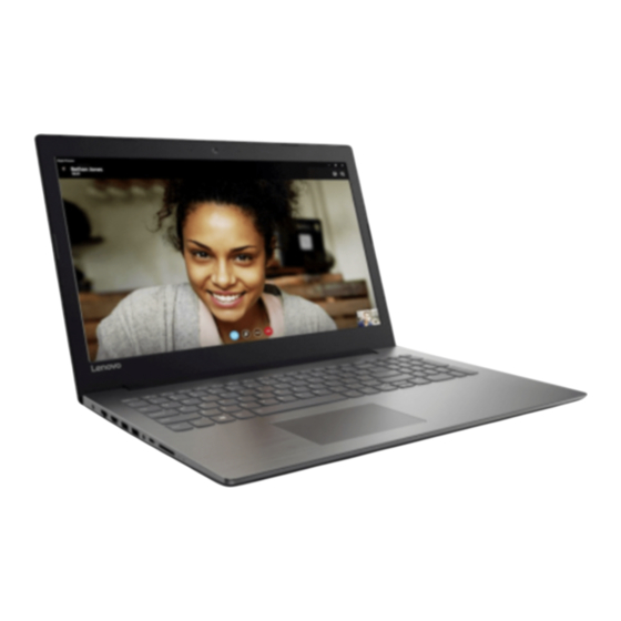 Lenovo ideapad 320 Serie Guia Del Usuario