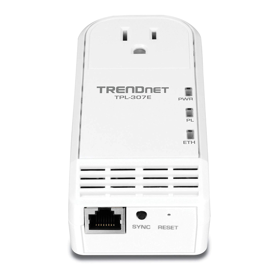 TRENDnet TPL-307E Guía De Instalación Rápida