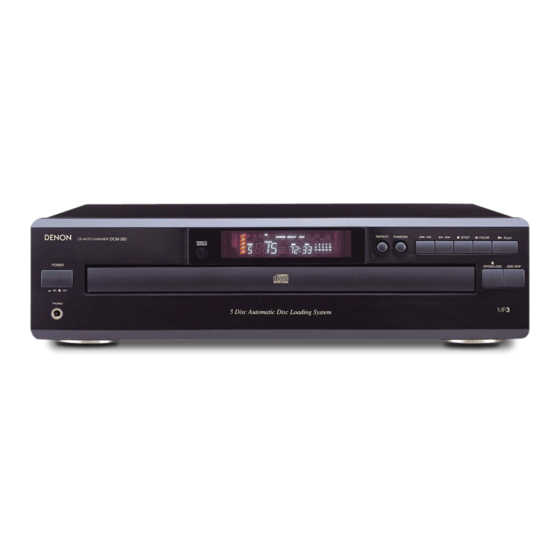 Denon DCM-380 Instrucciones De Operación