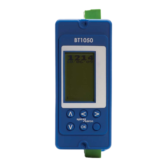 Spirax Sarco BT1050 Instrucciones De Instalación Y Mantenimiento