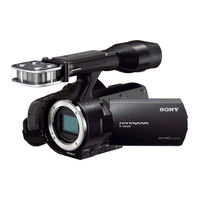 Sony Handycam NEX-VG30 Manual De Instrucciones