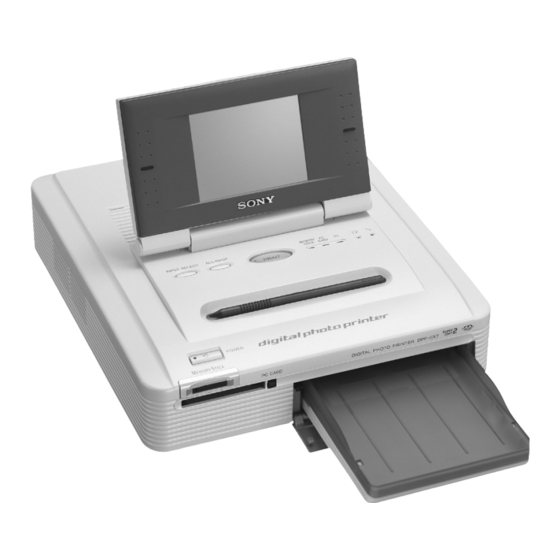 Sony DPP-EX7 Manual De Instrucciones