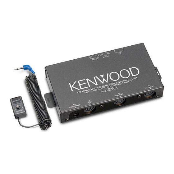 Kenwood KCA-S210A Manual De Instrucciones