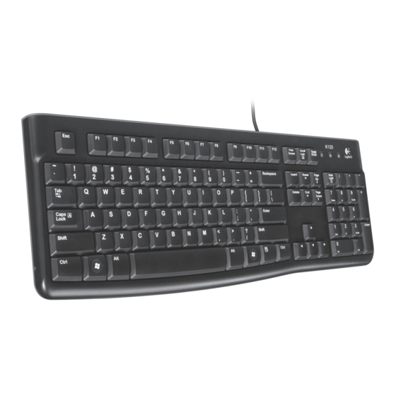 Logitech K120 Guia De Inicio Rapido