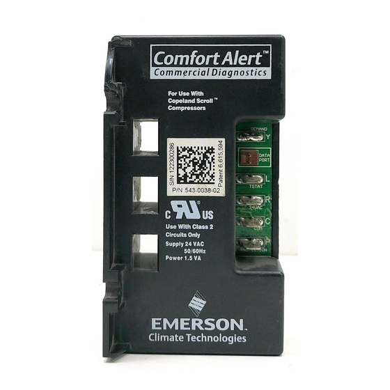 Emerson Confort Alert Diagnostic Manuales