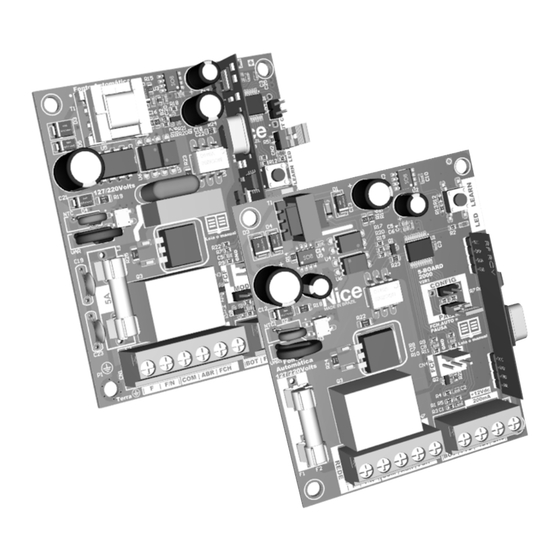 Nice S-BOARD 1000 Manual Completo