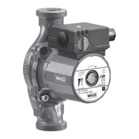 Wilo Star RS Instrucciones De Instalación Y Funcionamiento
