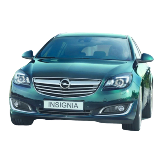 Opel INSIGNIA 2016 Manual De Instrucciones