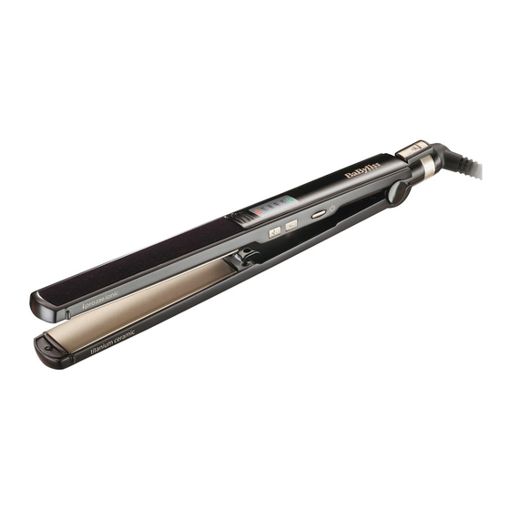 BaByliss PARIS ST87E Manuales