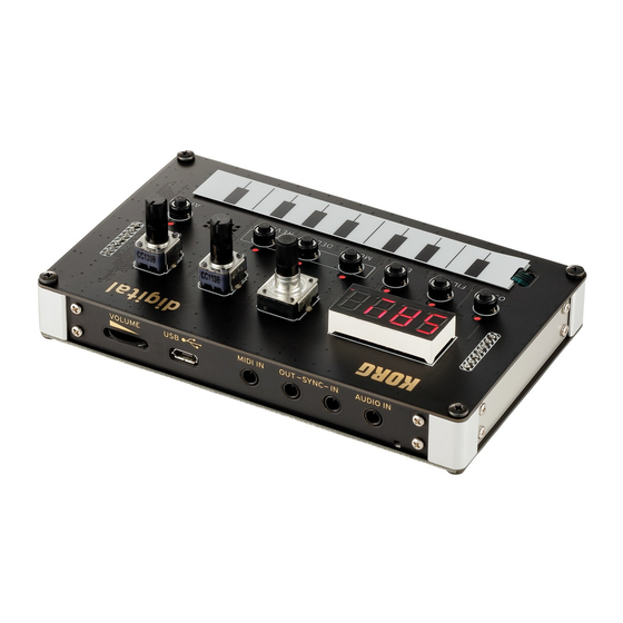 Korg Nu:Tekt NTS-1 digital kit mkII Manual Del Usuario