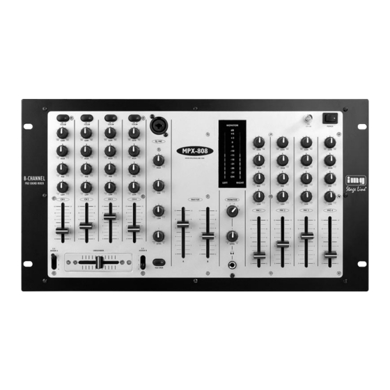 IMG STAGELINE MPX-808 Manuales