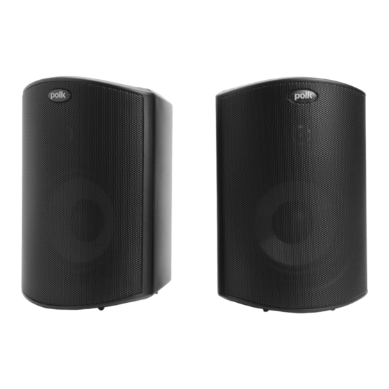 Polk Audio ATRIUM 4 Manual De Instrucciones