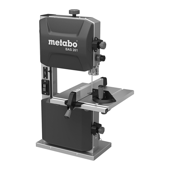 Metabo BAS 261 Precision Manual De Instrucciones Original