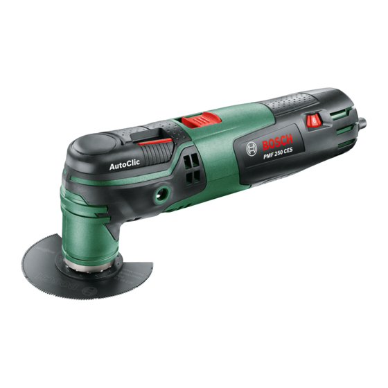 Bosch PMF 250 CES Manual Original