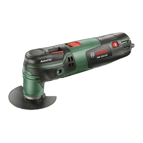 Bosch PMF 250 CES Manual Original