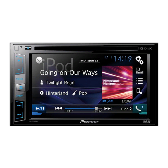Pioneer AVH-X490DAB Manual De Instrucciones