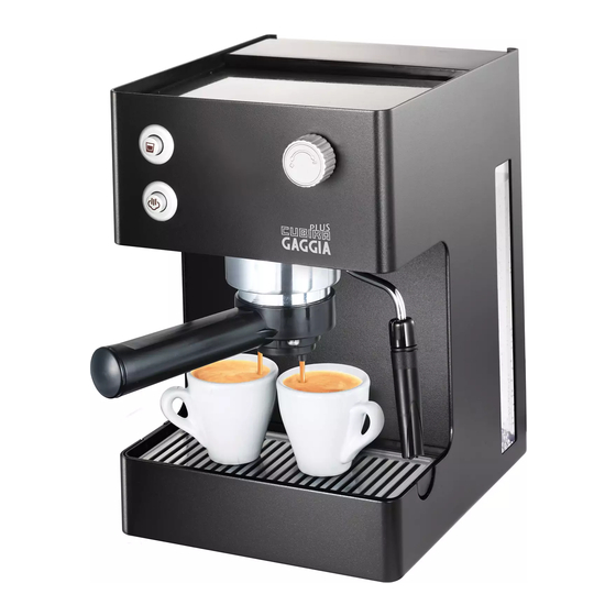 Gaggia cubika plus Manuales