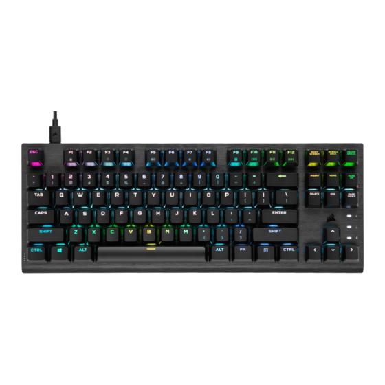 Corsair K60 PRO TKL Manual De Instrucciones