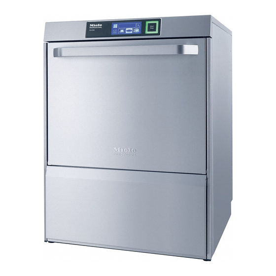 Miele professional PG 8164 Instrucciones De Funcionamiento