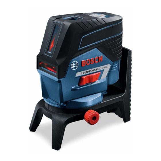 Bosch GCL 2-50 C Professional Manual Original