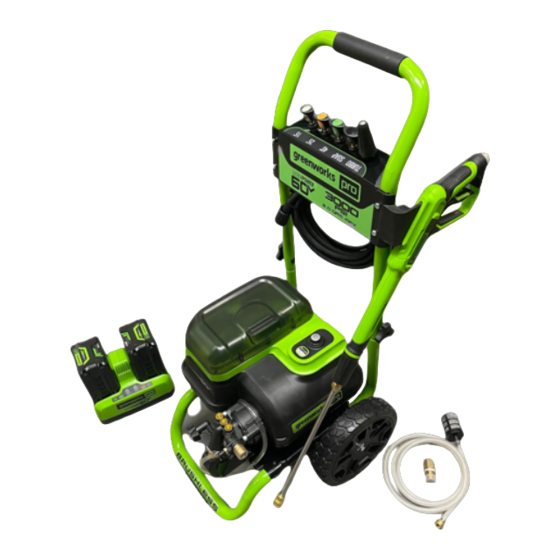 GreenWorks PW60L01 Manuales