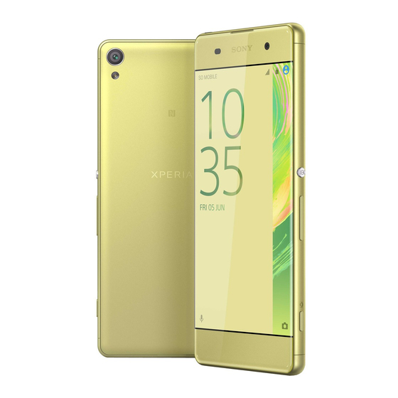 Sony Xperia XA Serie Guia Del Usuario