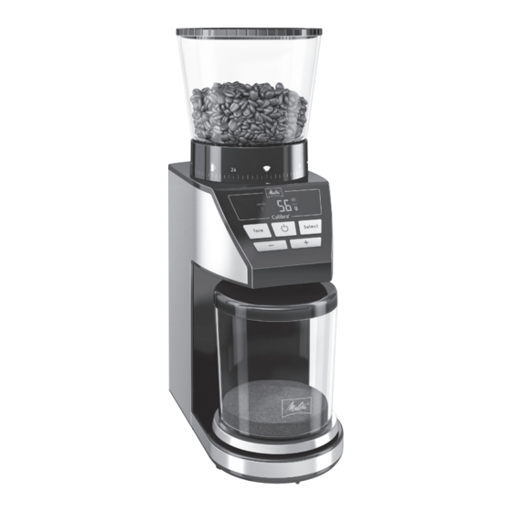 melitta Calibra Instruciones De Uso