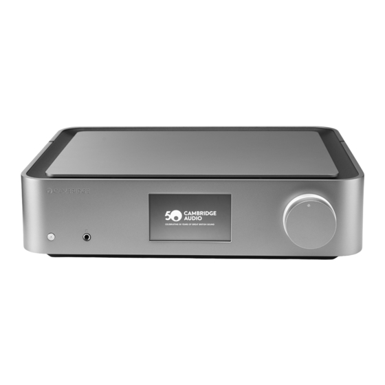 Cambridge Audio EDGE NQ Manual De Instrucciones