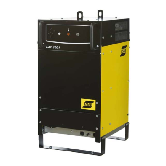 ESAB LAF 1601 Instrucciones De Uso