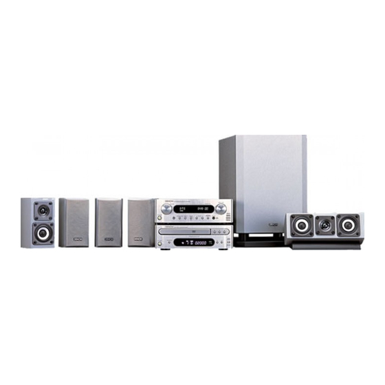 Denon DHT-M330DV Instrucciones De Operación