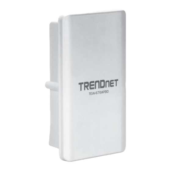 TRENDnet TEW-676APBO Guía De Instalación Rápida