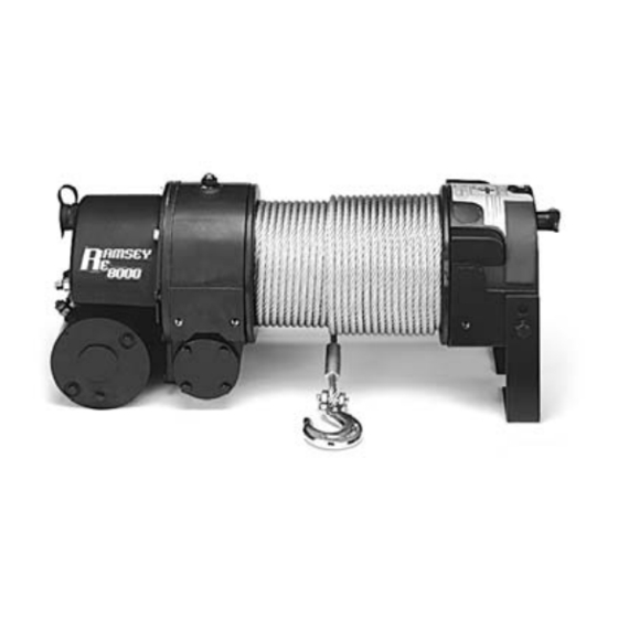RAMSEY WINCH RE 8000 El Manual Del Propietario