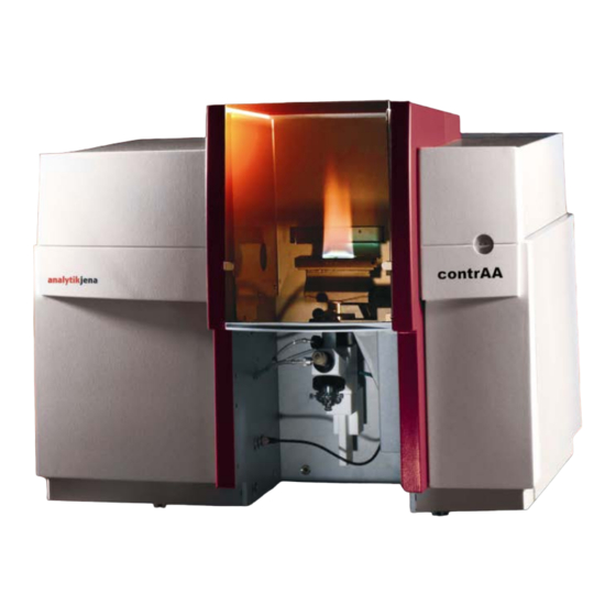 Analytik Jena contrAA 300 Manual De Usuario