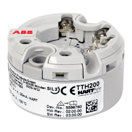 ABB TTH200 Especificación Técnica