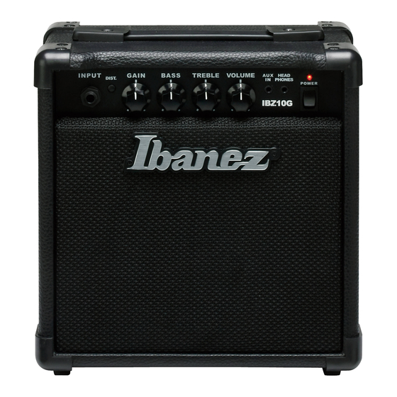 Ibanez IBZ10G Manuales