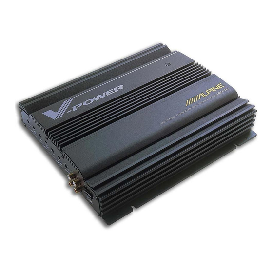 Alpine MRP-F320 Manual Del Usuario
