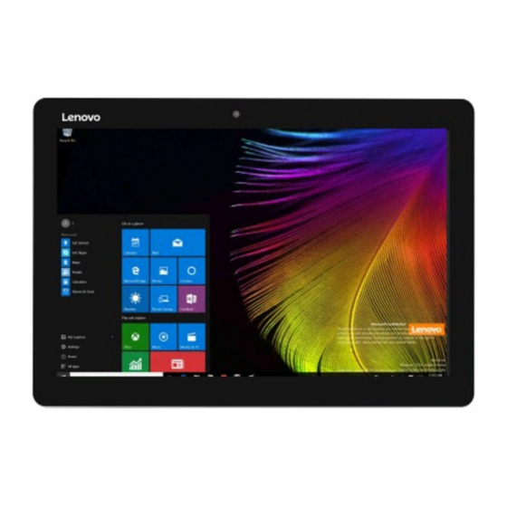 Lenovo MIIX 720-12IKB Guia Del Usuario