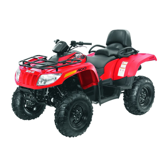 Arctic Cat 400 4x4 Manuales