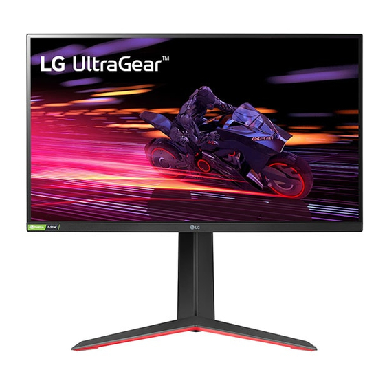 LG Ultragear 27GP750 Guia De Inicio Rapido