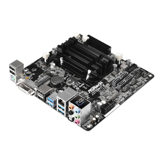 ASROCK J3710-ITX Manual Del Usuario