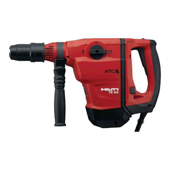 Hilti TE 60 Manual De Instrucciones