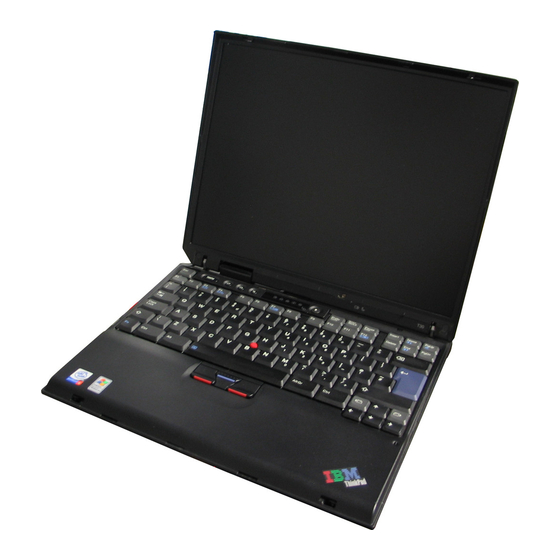 IBM ThinkPad T30 Serie Manuales