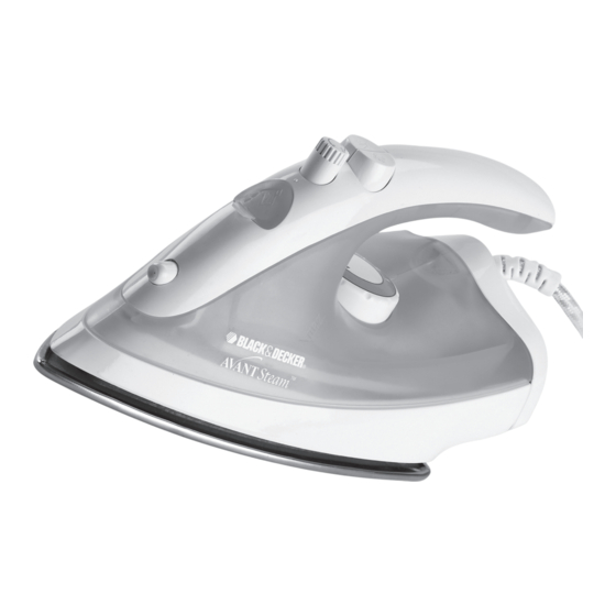 Black and Decker AVANTSTEAM AS385 Guia Del Usuario