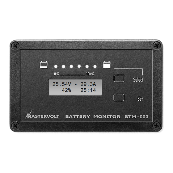 Mastervolt Masterlink BTM III Manual De Utilización