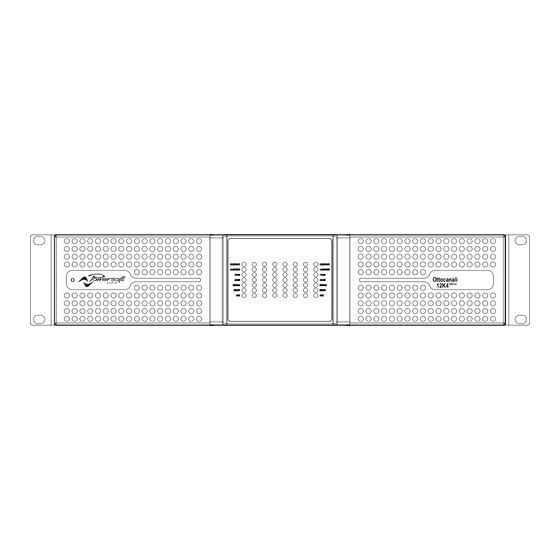 Powersoft audio Ottocanali Serie Guía Rápida