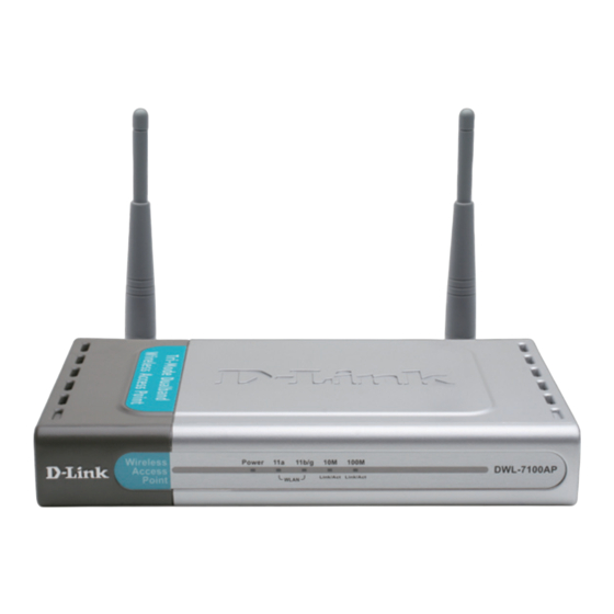 D-Link AirPremier DWL-7100AP Guía De Instalación Rápida